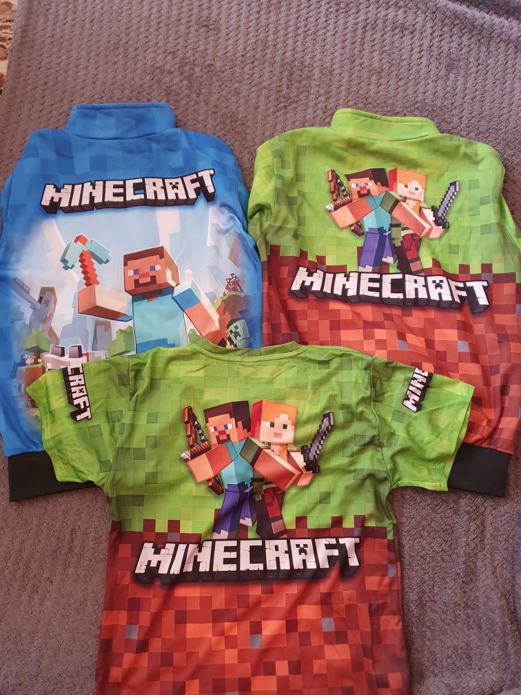 Bluzy Minecraft +koszulka