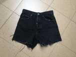 ZARA czarne jeansowe szorty,wys.stan M
