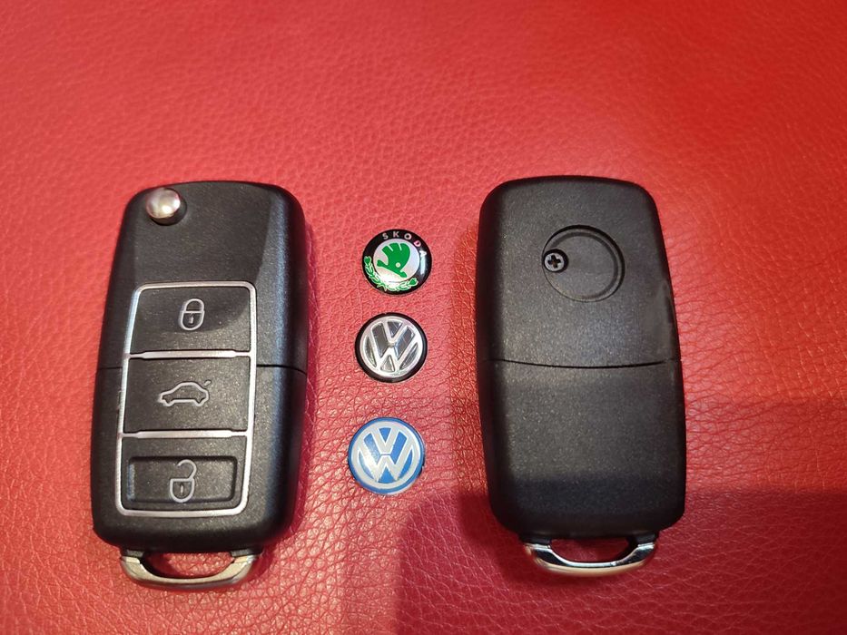 Корпус Ключ викидний на 3 кнопки Skoda Volkswagen Seat