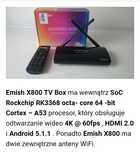 Emish X800 TV Box