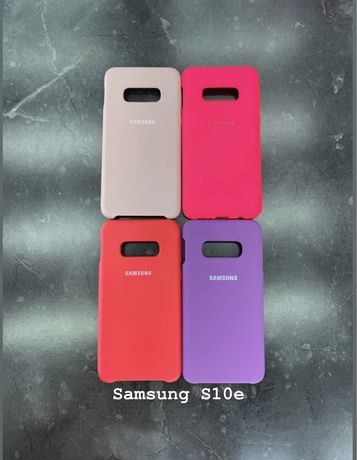 Знижка! Samsung S10e silicone case чехол чехлы