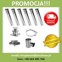 PROMOCJA!!! Zestaw Kominowy TURBO II DWUŚCIENNE FI80/125 6MB Producent