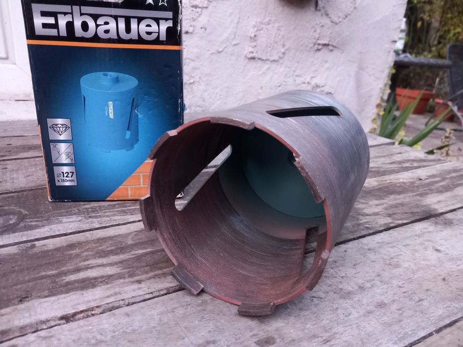 Otwornica diamentowa do betonu Erbauer 127 mm