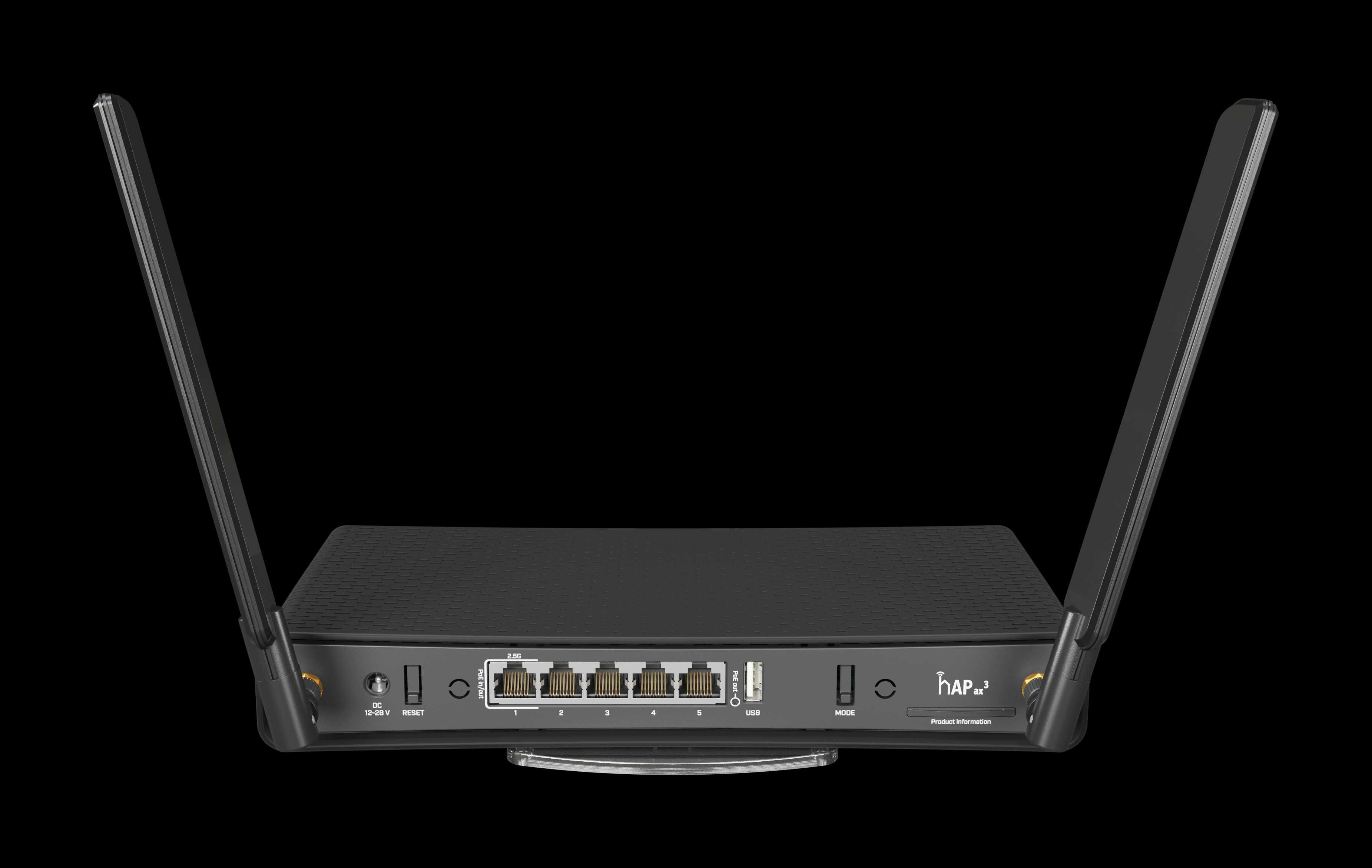 Новый WI-FI 6 Гигабитный Роутер Mikrotik hAP ax³ AX1800 usb 3.0