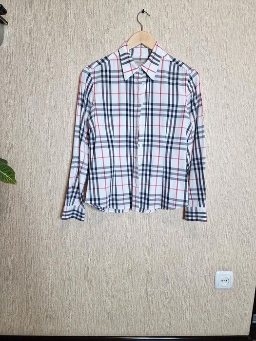 Шикарна сорочка в клітку burberry, оригінал