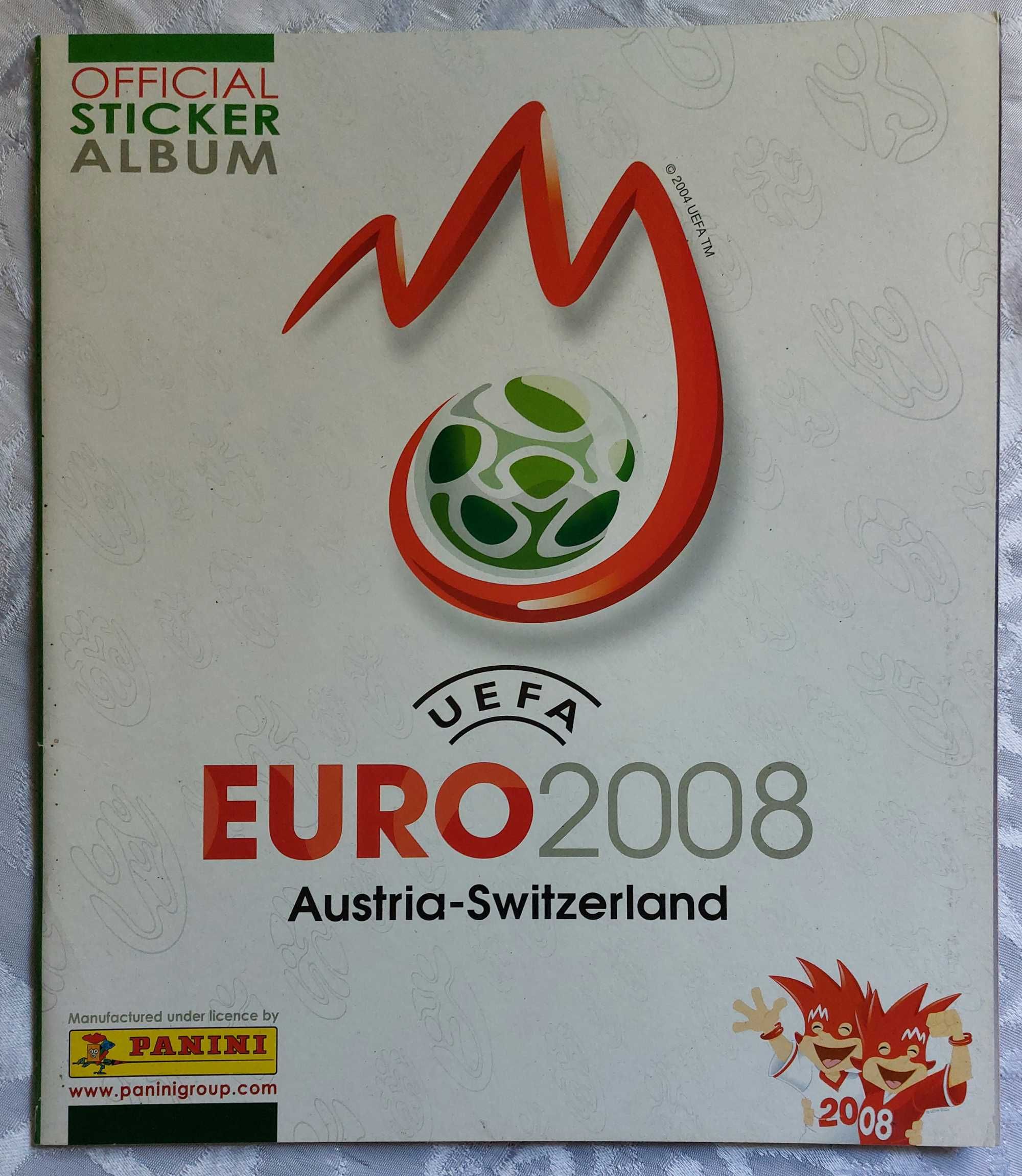 Caderneta de cromos futebol Euro 2008