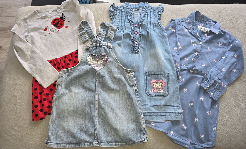 Paka ubrań dla dziewczynki 110cm