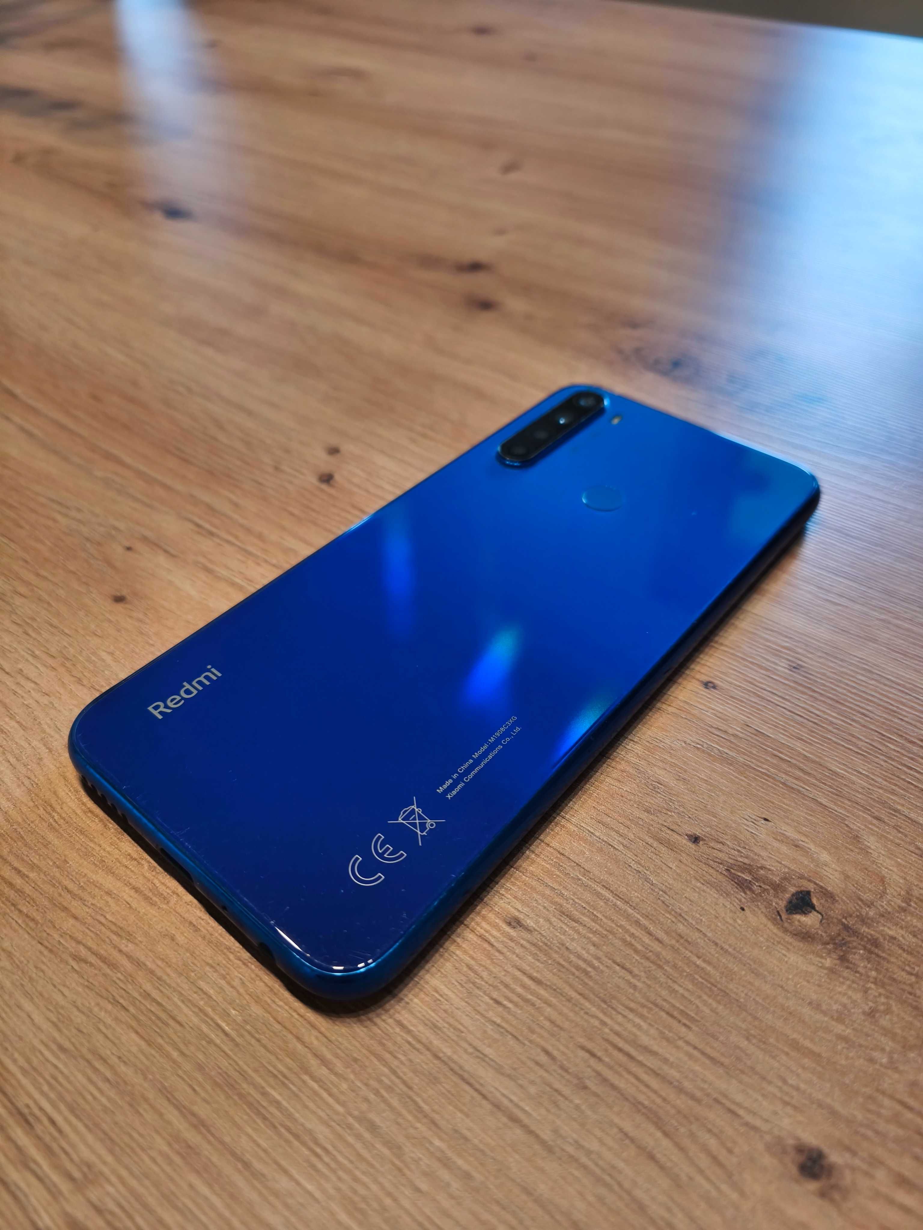 Telefon XIAOMI REDMI NOTE 8T pudełko + szkło + etui + ładowarka BDB