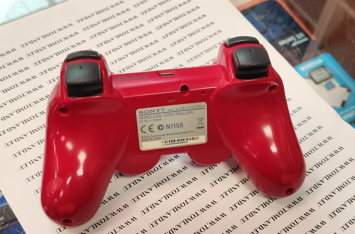 Oryginalny pad Sony Dualshock 3 Red czerwony Super Stan Wrocław