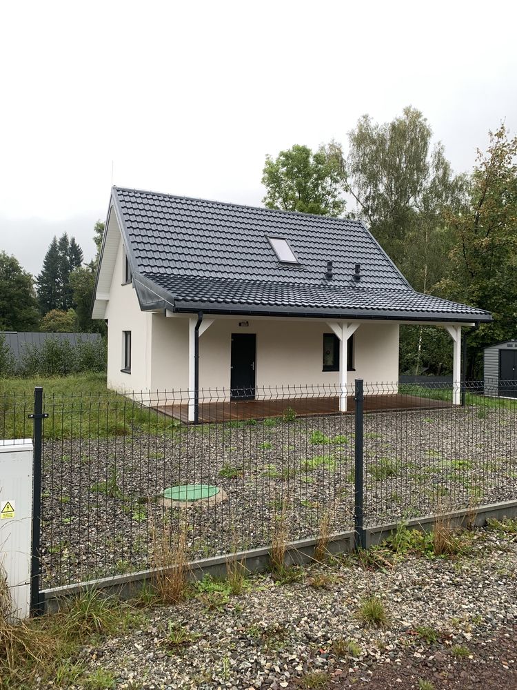 Budowa domu z drewna dom szkieletowy STODOLA 35 70 na zgloszenie L 302
