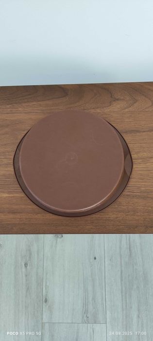 Tupperware forma silikonowa do ciasta okrągła brąz