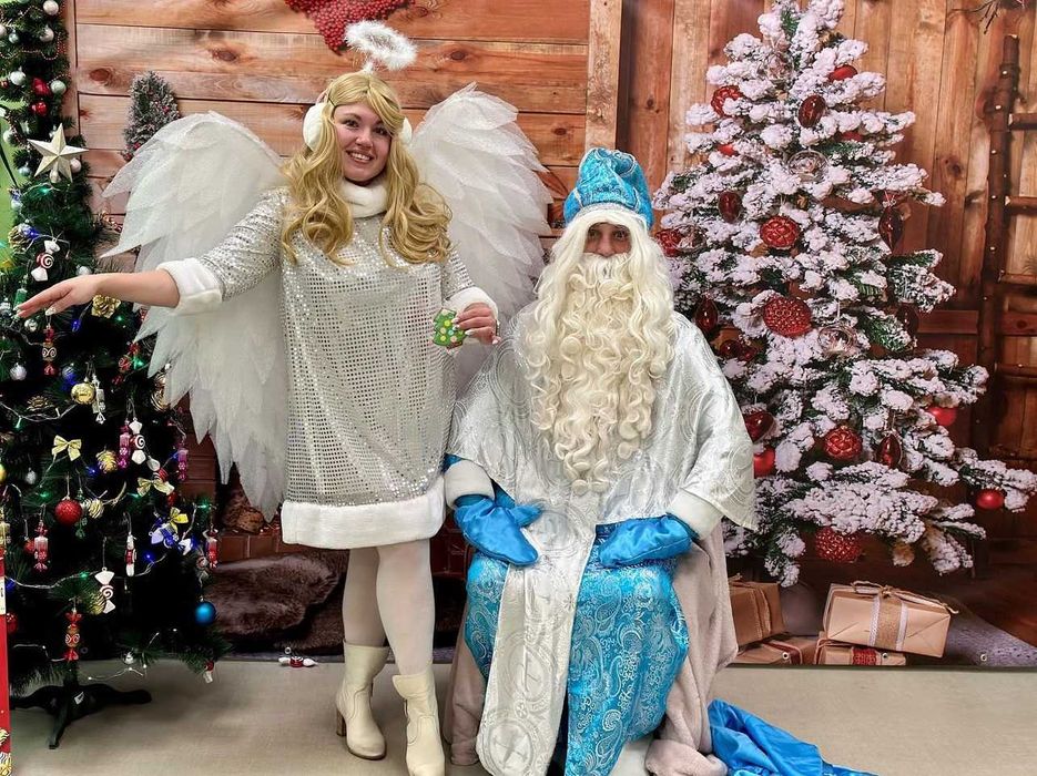 Аніматори на Новий Рік, Привітання, Санта, Грінч, Миколай, Янгол, Ельф