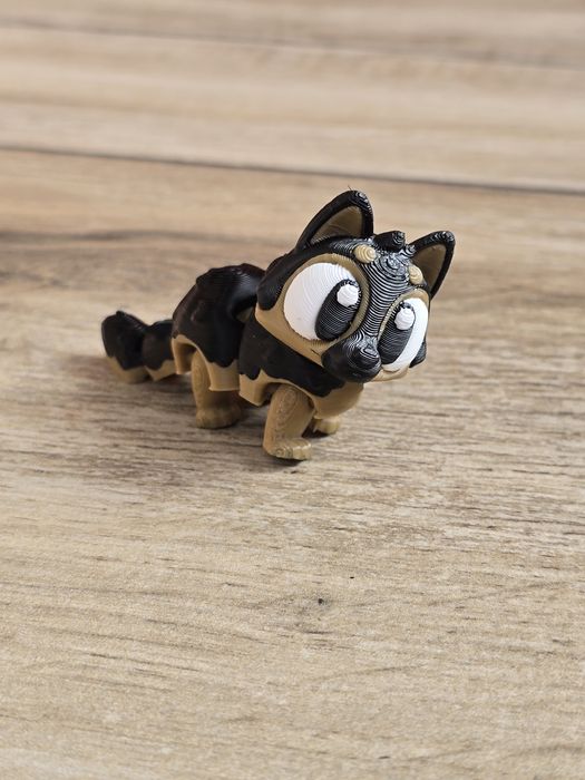 Breloczek Owczarek Niemiecki 3d - Brelok Druk3d fidget Keychain