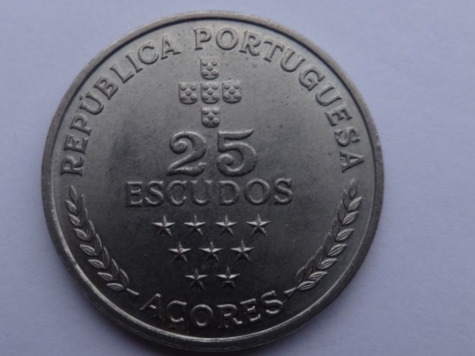 Moeda - Região Autónoma dos Açores - 25 escudos