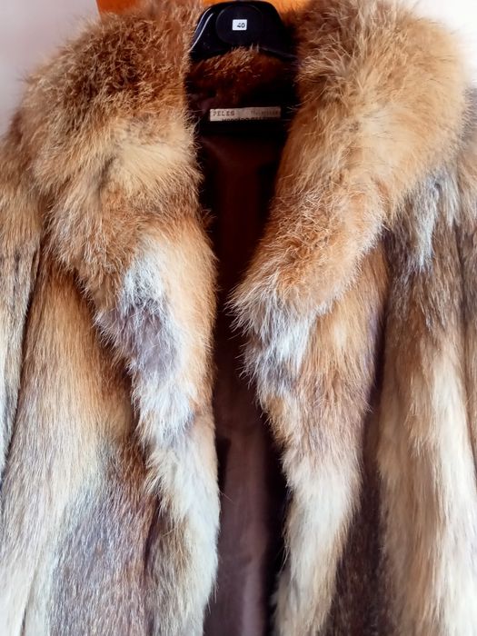Casaco de pele de raposa