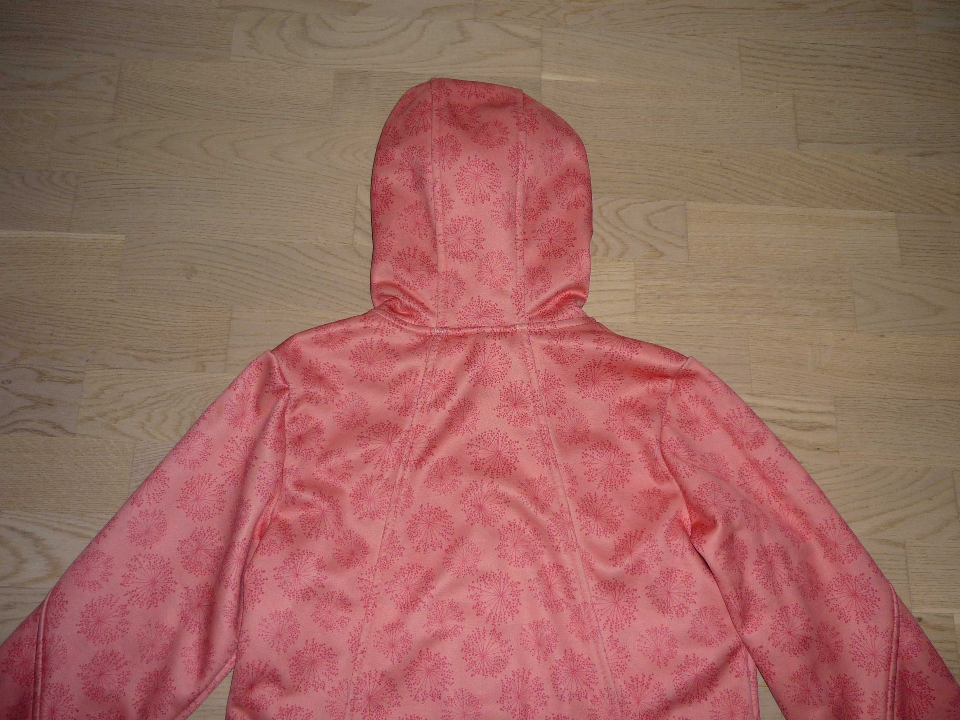 Kurtka z kapturem softshell 9-10 lat odblaski Crivit Wiosna