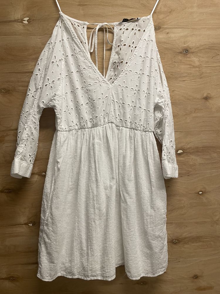 Sukienka biała Zara xs
