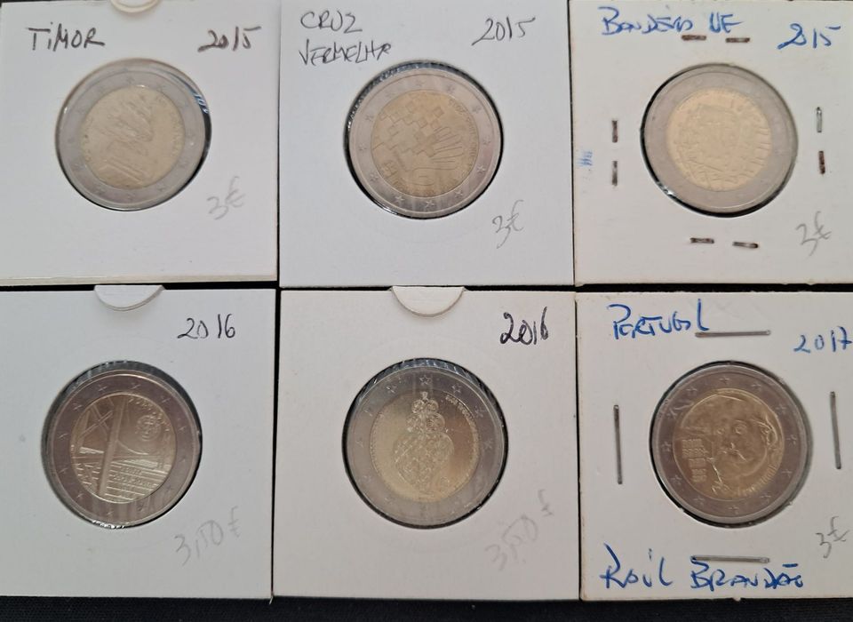 Portugal . Colecção completa das moedas de 2€