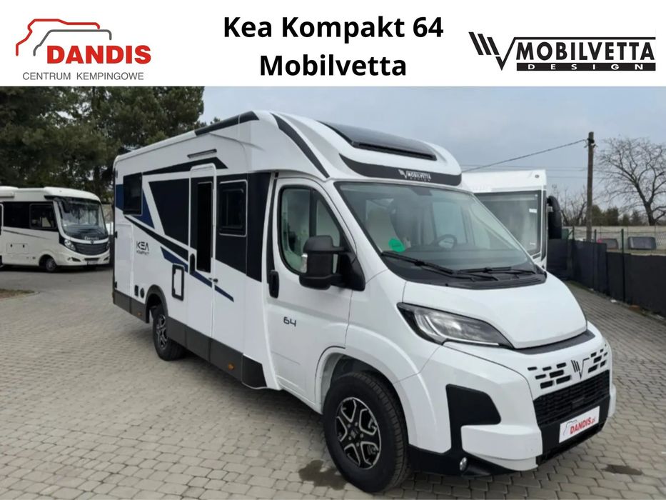 Mobilvetta Kea Kompakt 64 - 2,15 cm, 140 KM automat  alu felgi, wersja zimowa, duży garaż, LED