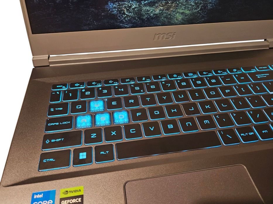 Laptop gamingowy MSI Thin RTX 3050 i5 12th SSD 512GB RAM 16GB