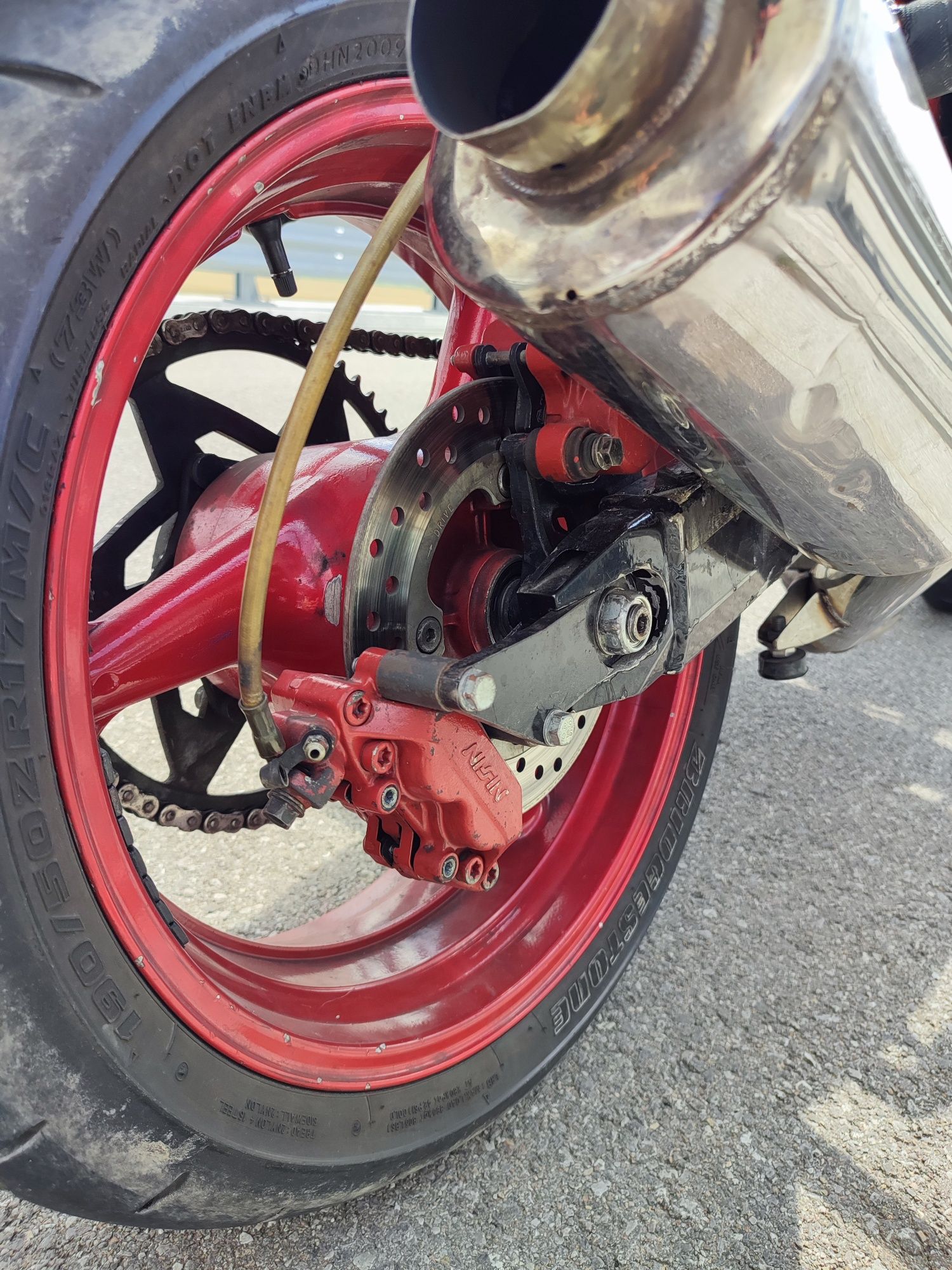 Honda CBR 600 f4i stunt