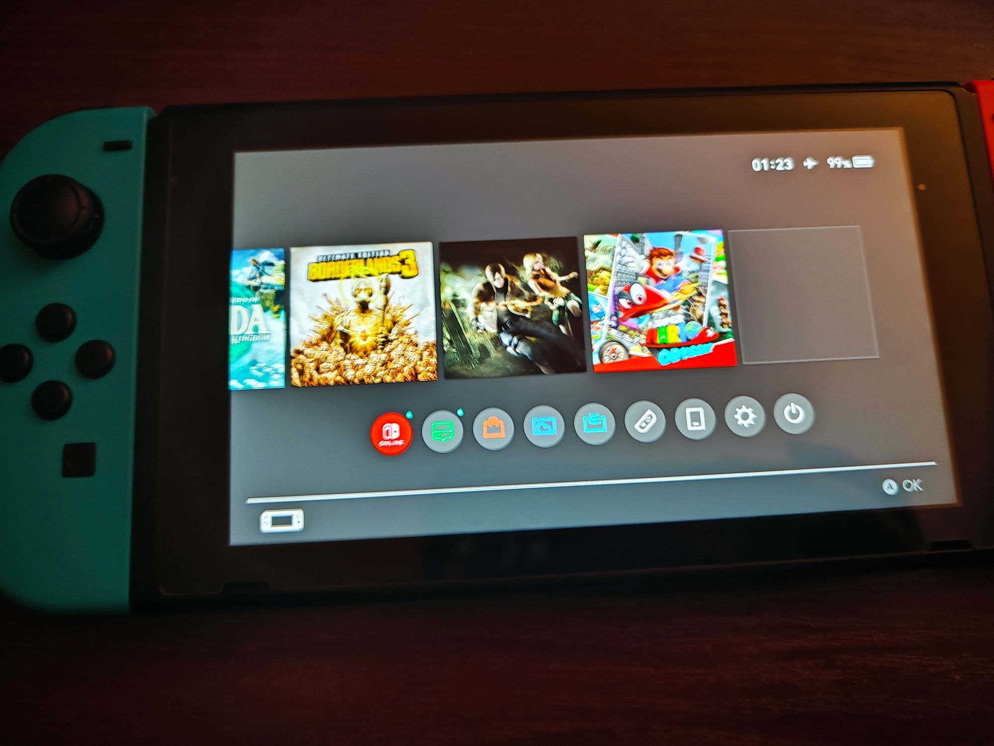 Nintendo switch v2 cfw przerobiona + 10 gier