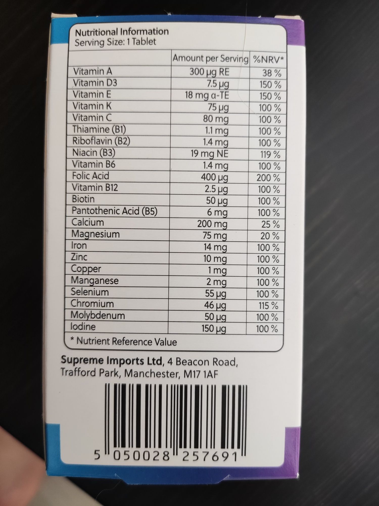 Multivitaminico para mulheres