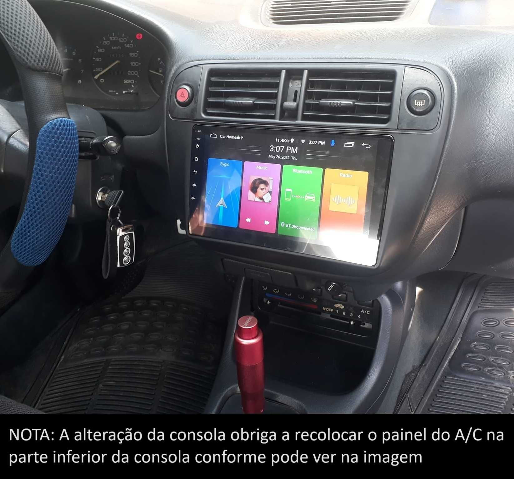 Rádio 2DIN Honda CIVIC MK6 • (1995 a 2001) • Android EK EJ EM MA MB MC