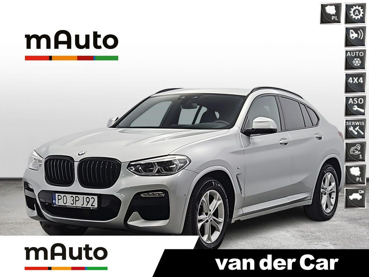 BMW X4 xDrive20d M Sport sport ! Z Polskiego Salonu ! Faktura Vat !