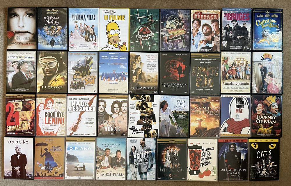 Lote de 55 DVDs Variados