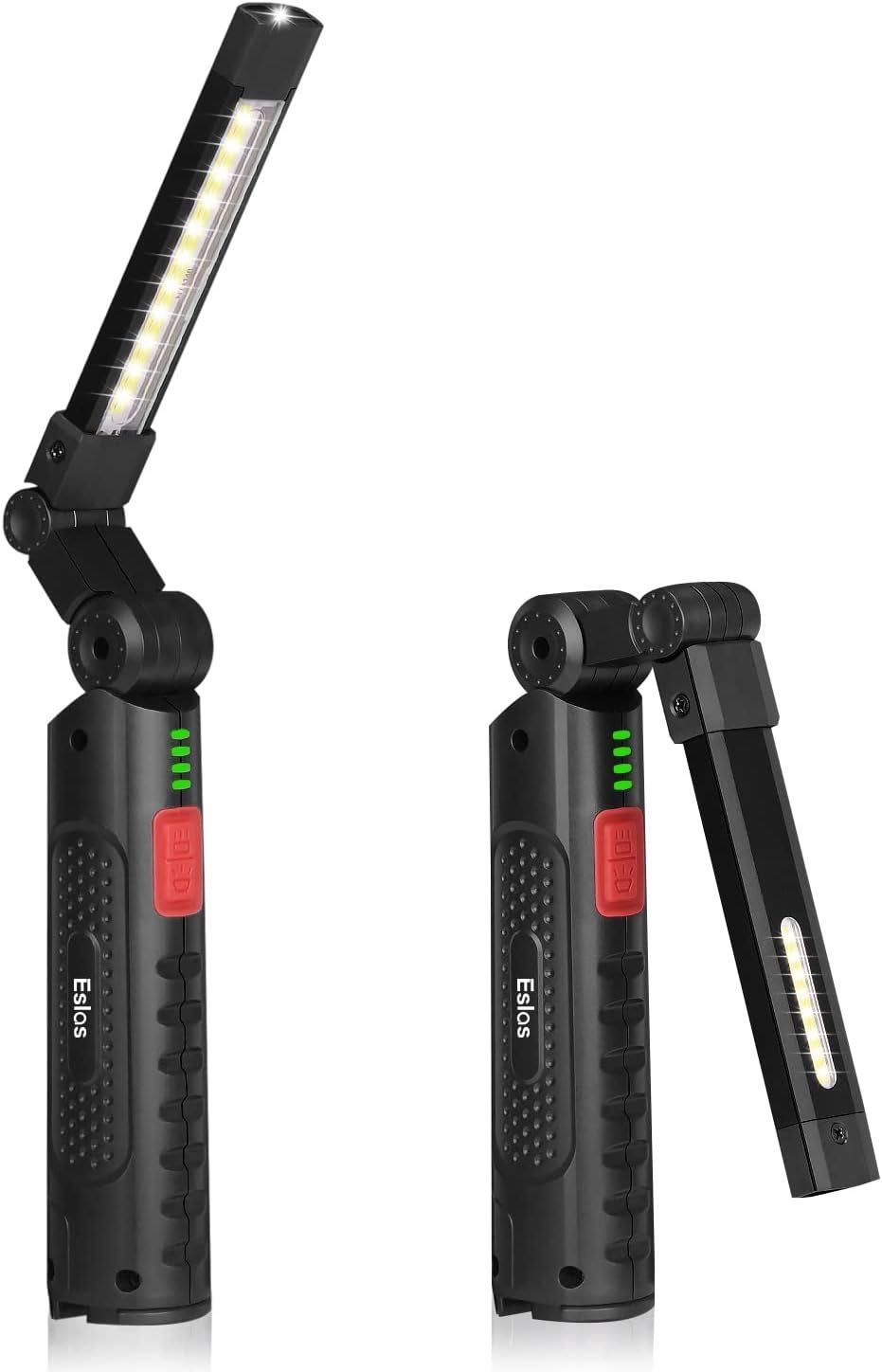 Lampa Robocza latarka  LED – 7 Trybów, 360° Obrót, Magnetyczna, COB!