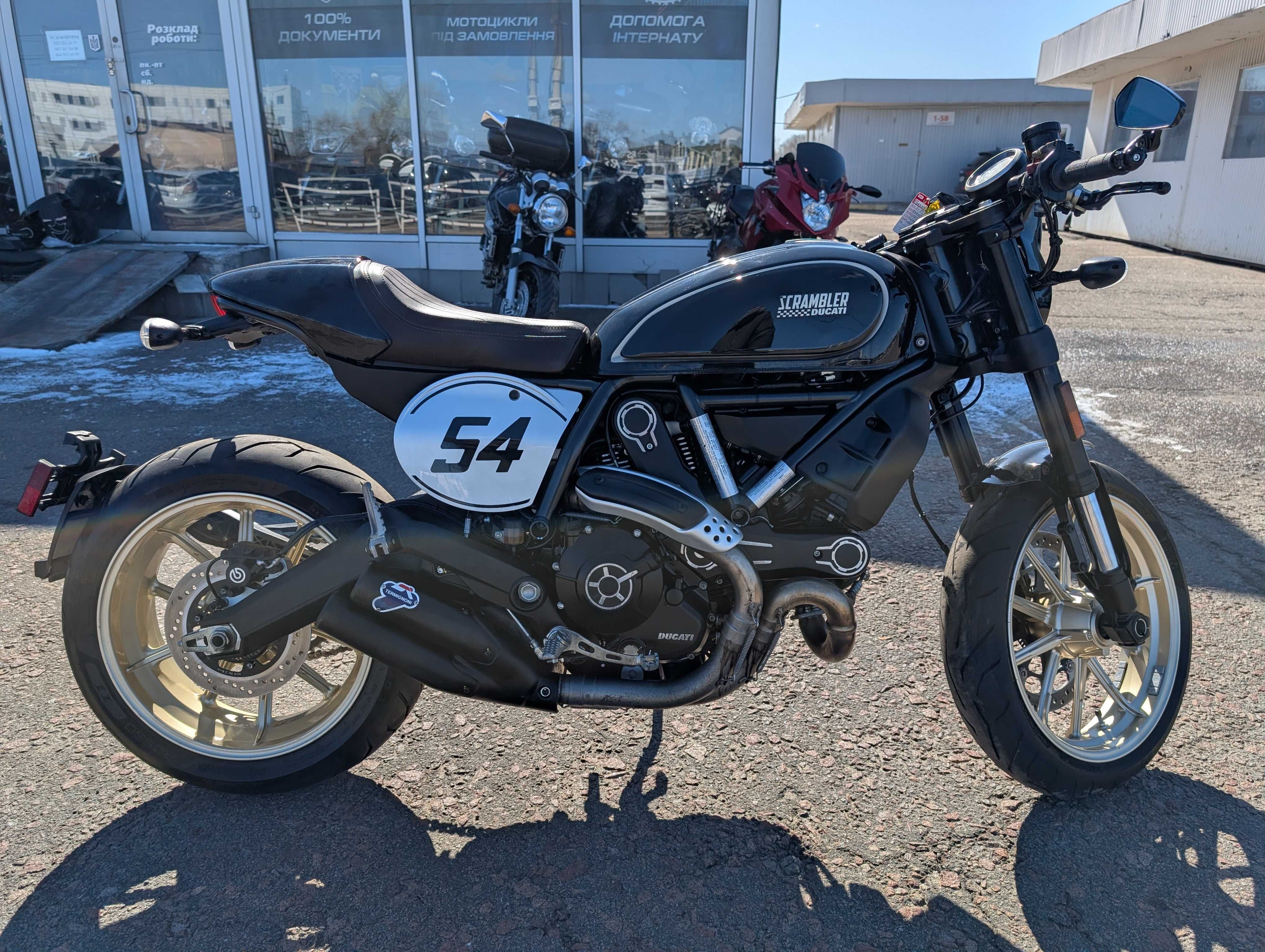 Мотоцикл Ducati Scrambler 800 ABS Cafe Racer MoToBaZa
