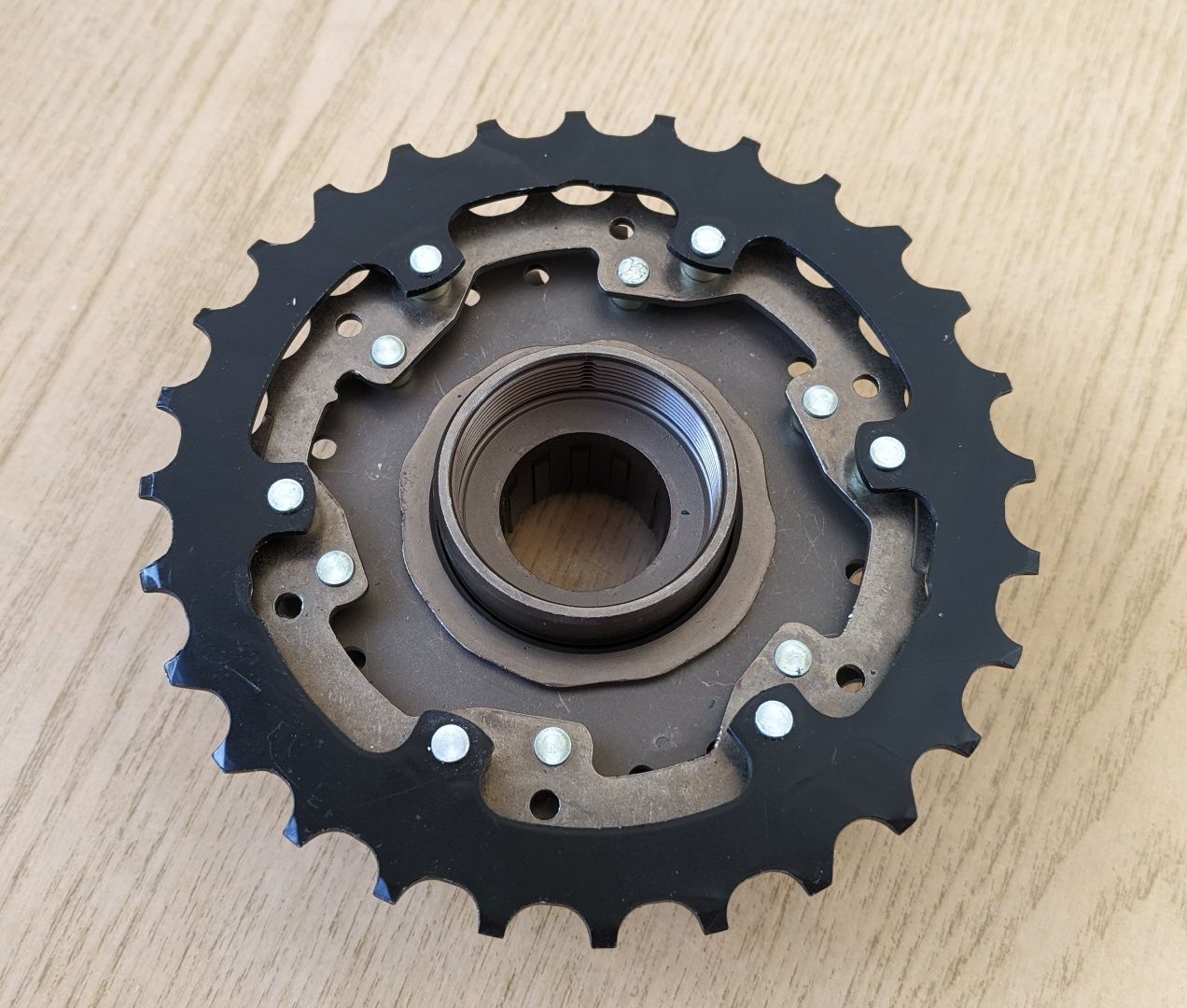 Трещетка Shimano TZ500 TZ510 Megarange на 6-7-8-9  Задние звезды