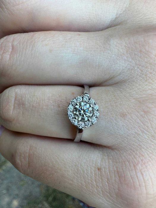 Кольцо в стиле Tiffany 0,56 ct