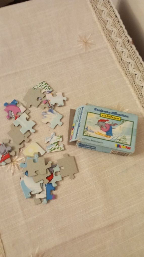 Słoń Benjamin Blumchen mini puzzle 24 sztuki