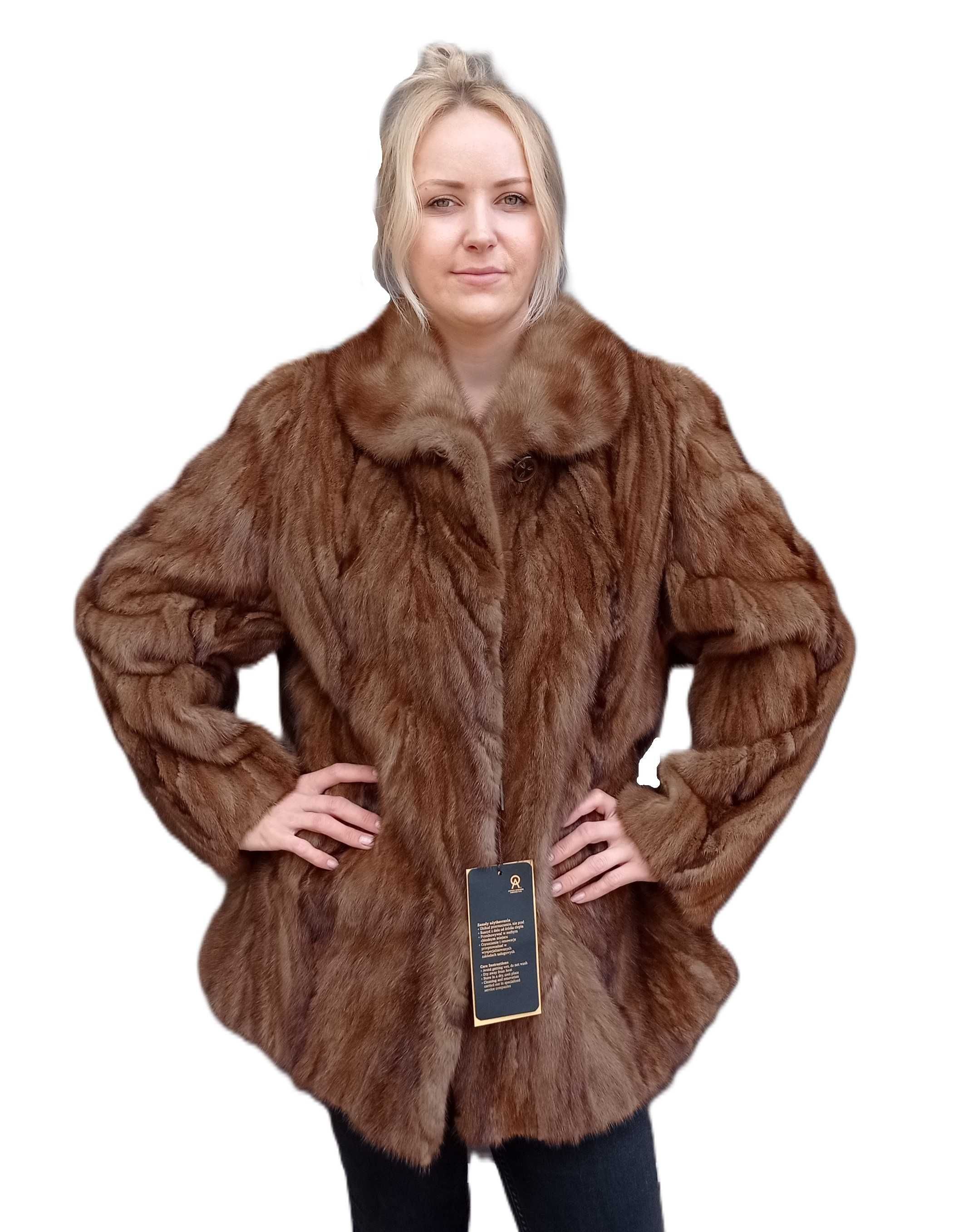 Kurtka Futro kawałki norcze serca. Model SFO/CK
