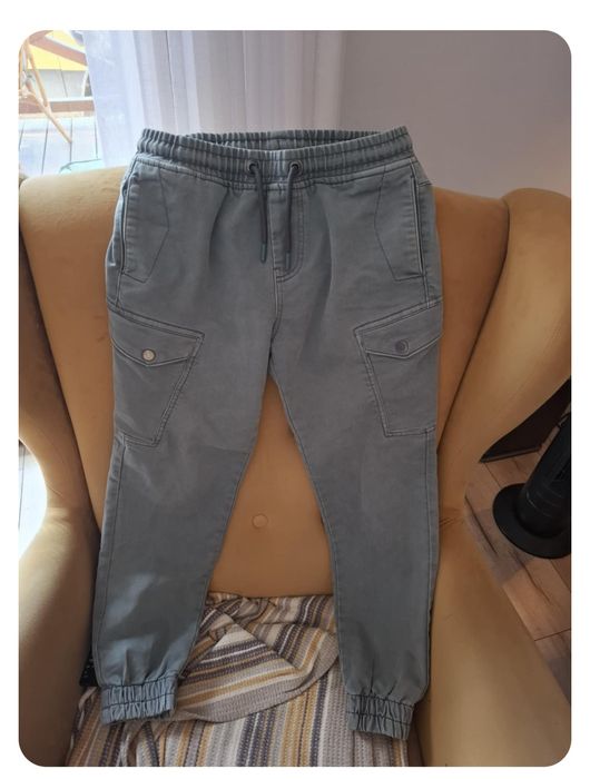 Spodnie bojówki kolr khaki joggery