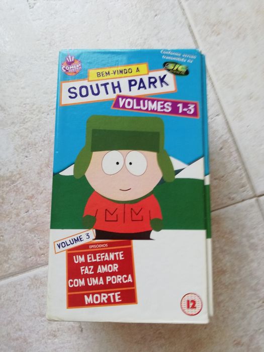 VHS Southpark 3 volumes