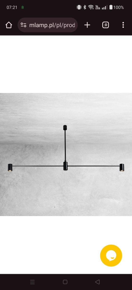 Lampa sufitowa Shilo DAKATA 2XGU10 czarna loft