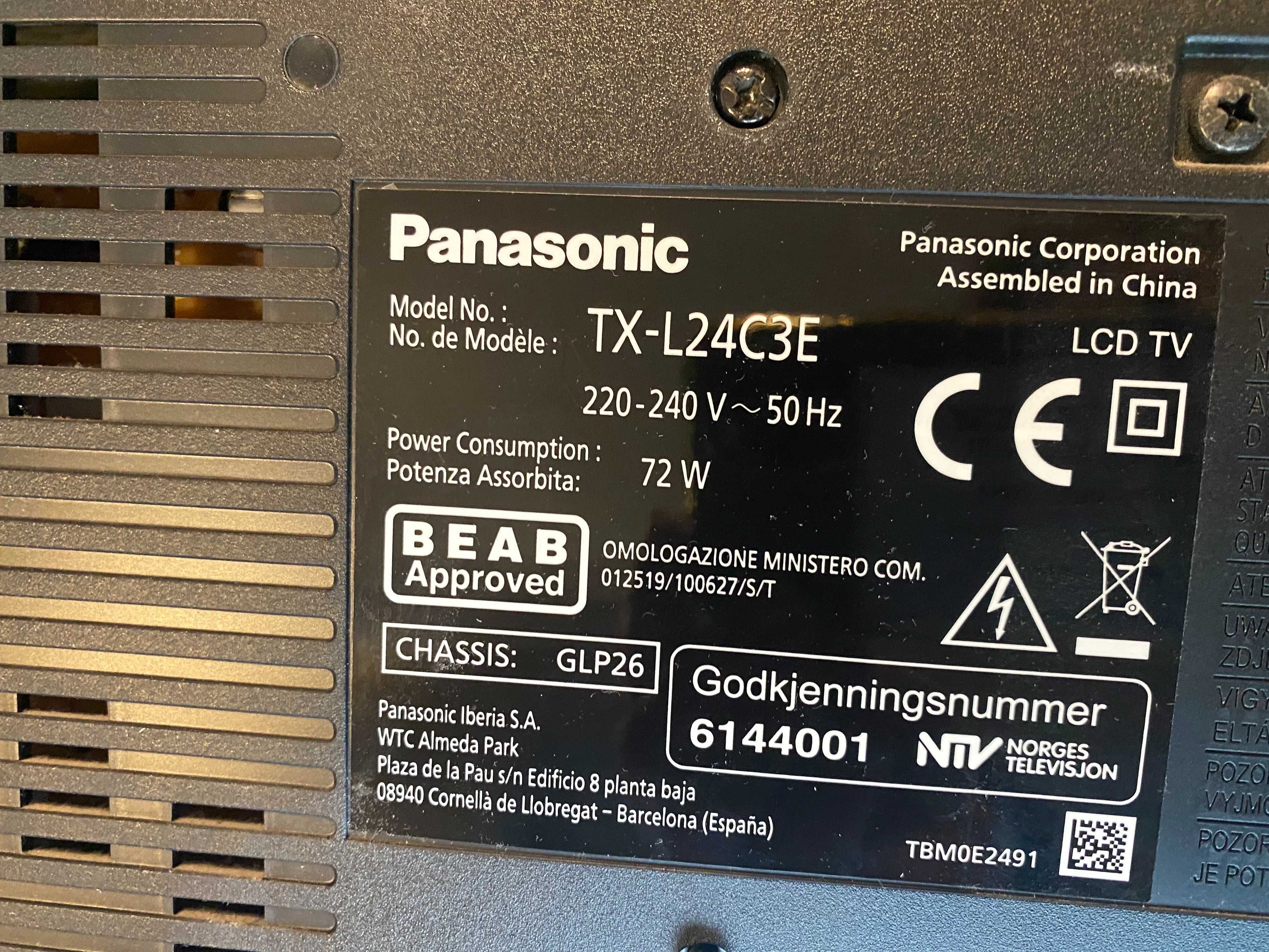 Telewizor Panasonic TX-L24C3E