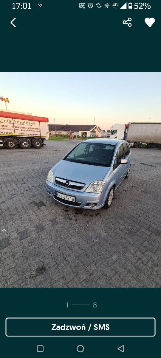 Opel Meriva 1,6 benzyna 2009r.