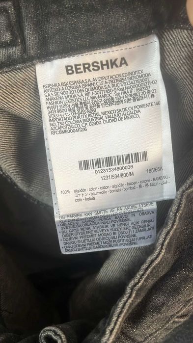 Saia-calção ganga Bershka nº 36