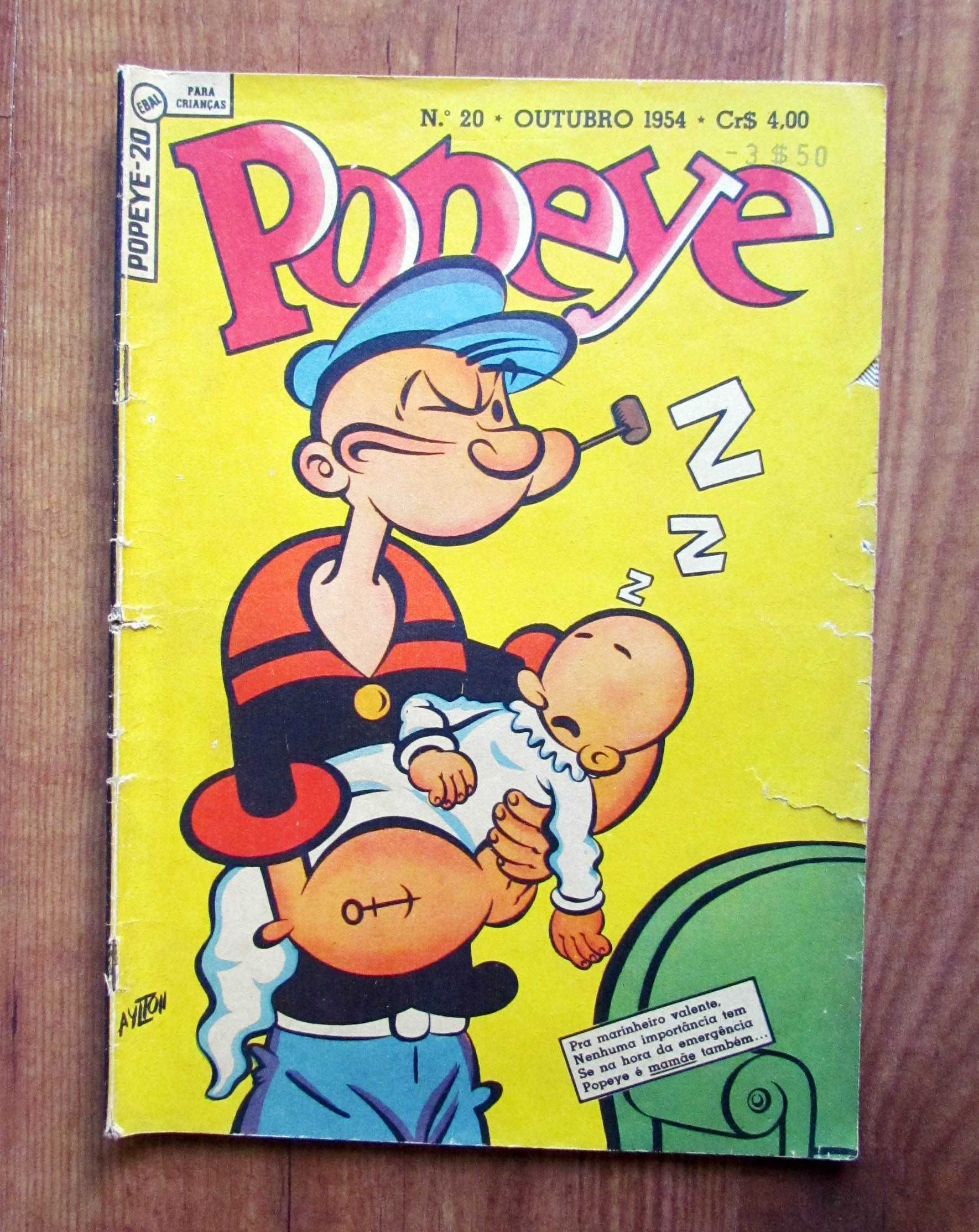 Popeye Revista Banda Desenhada BD anos 50