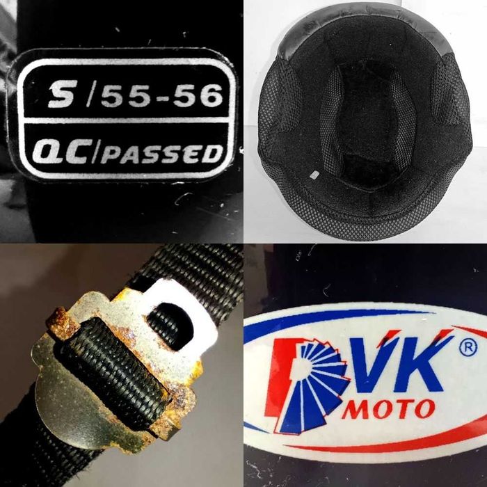 Шлем мотоциклетный открытый 55-56р. в хорошем состоянии.