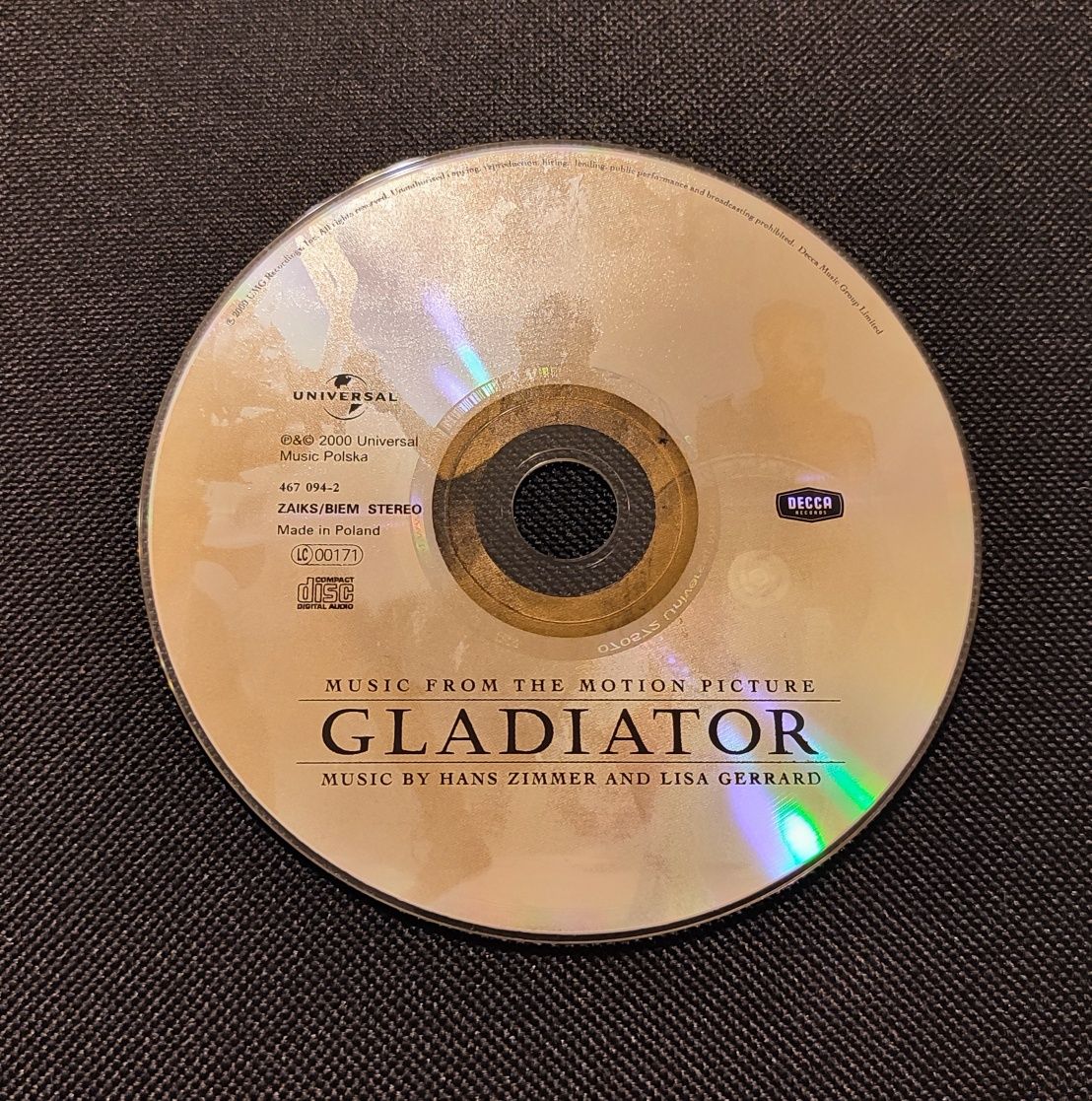 Gladiator Soundtrack CD muzyka filmowa