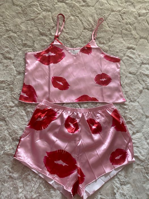 Pizama damska rozowa