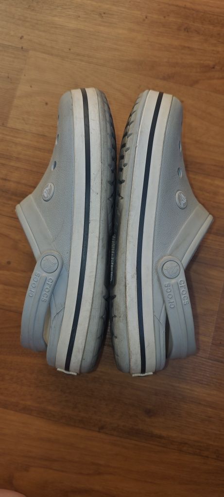Crocs серые унисеекс, оригинал, размер m8/w10