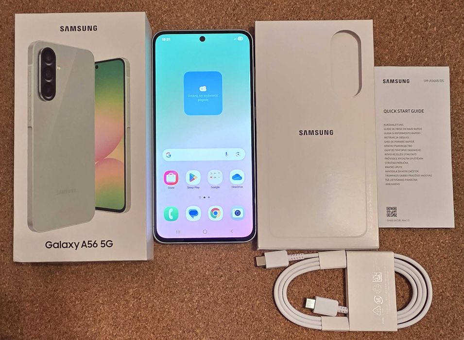 Samsung Galaxy A56 5G SM-A566 B/DS 8GB/128GB Oliwkowy Nowy Gwarancja