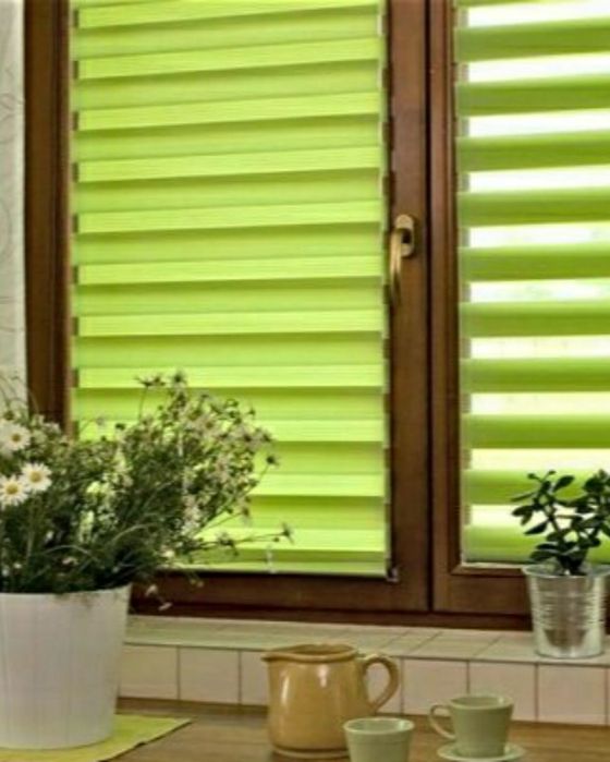 Рулонные шторы ДЕНЬ-НОЧЬ. Тканевые ролеты.