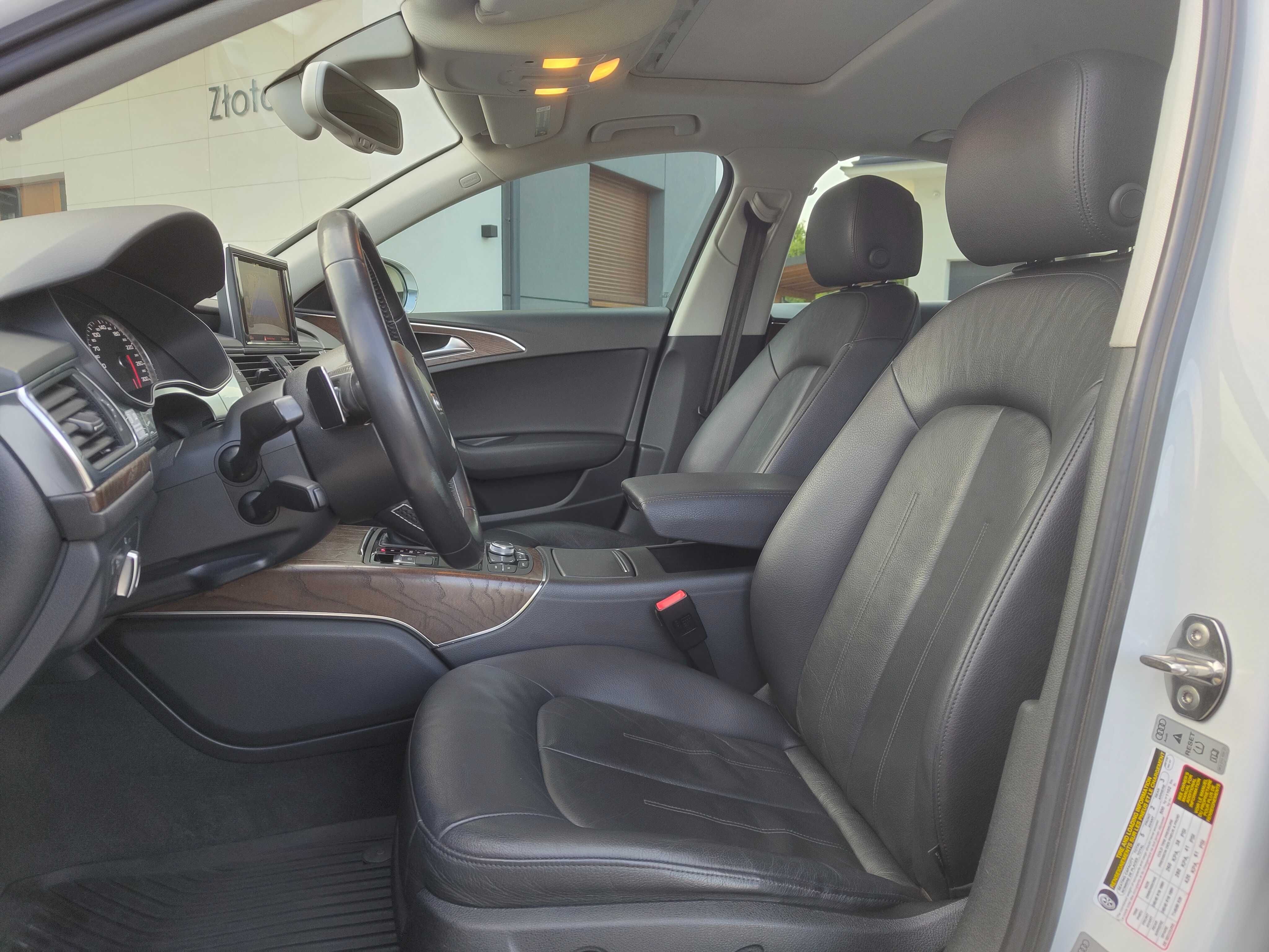 Audi A6 w pakiecie zewnętrznym S6, 3.0 TDI | 2014 | Biała Perła.